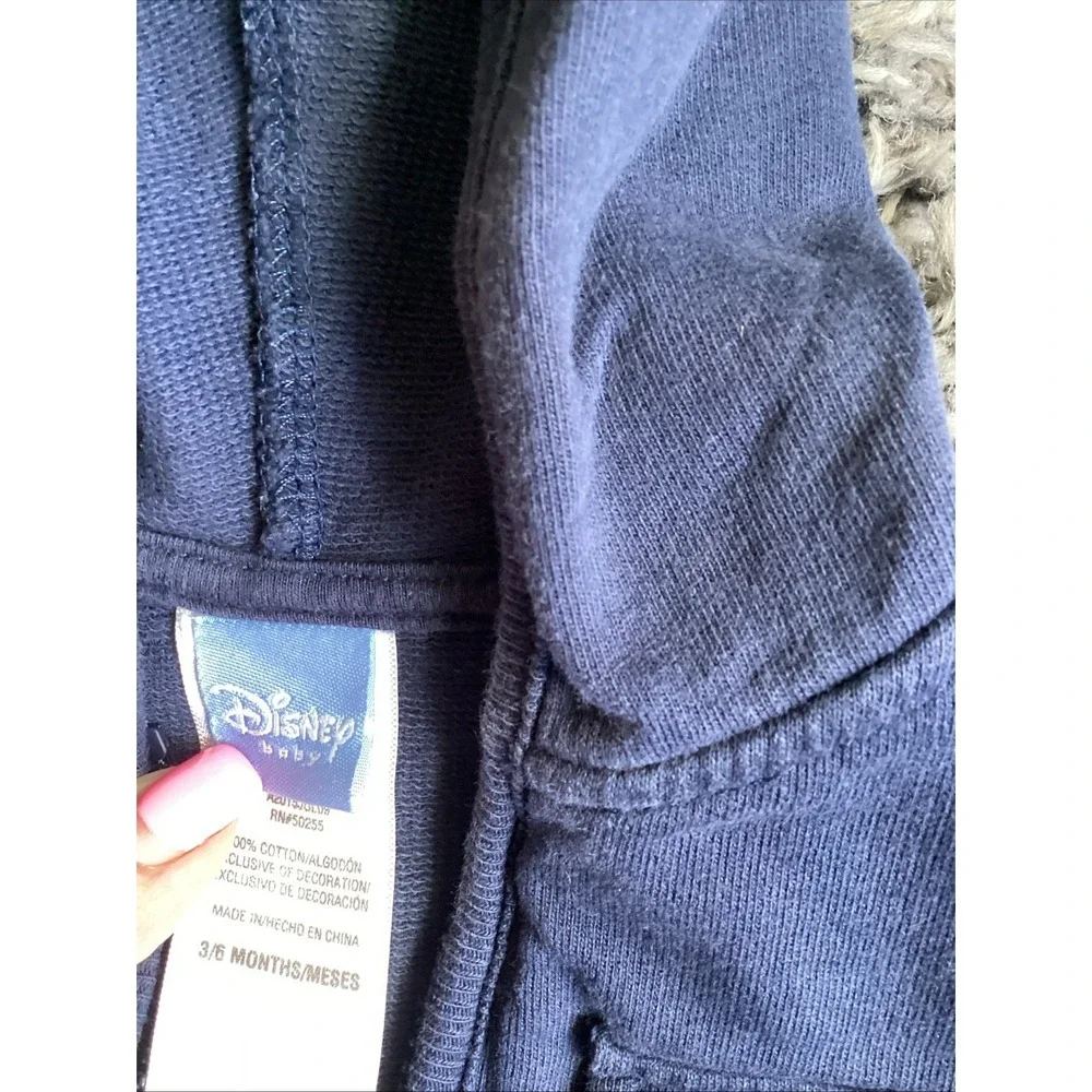 Disney Winnie The Pooh Tigger Zip Up Hoodie  3/6 Months Preowned‎